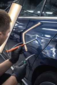 Удаление вмятин без покраски